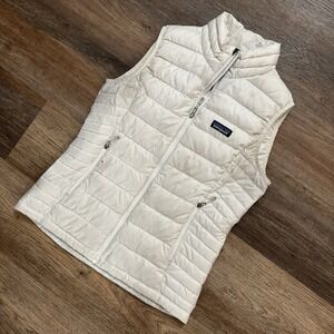 Patagonia Women's Down Sweater Vest Sz S White Gorpcore READ
